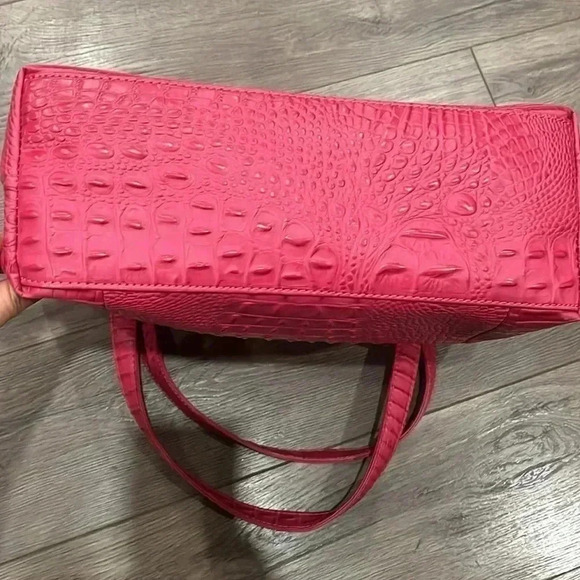 Marc Fisher Pink Faux Vegan Croc Leather Tote Bag-NWOT - Picture 6 of 8